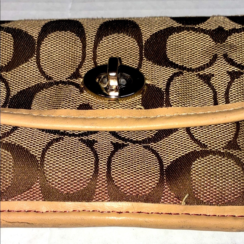 Vintage Coach Park Signature Canvas Wallet, AS IS - Picture 3 of 16